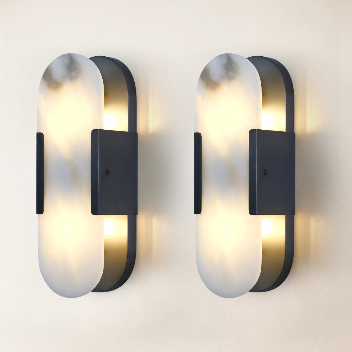 Alabaster OpalEdge Oval Wall Sconce