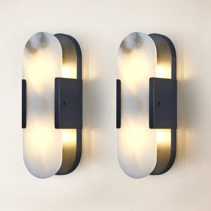 Alabaster OpalEdge Oval Wall Sconce