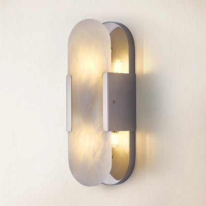 Alabaster OpalEdge Oval Wall Sconce