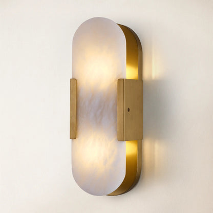 Alabaster OpalEdge Oval Wall Sconce