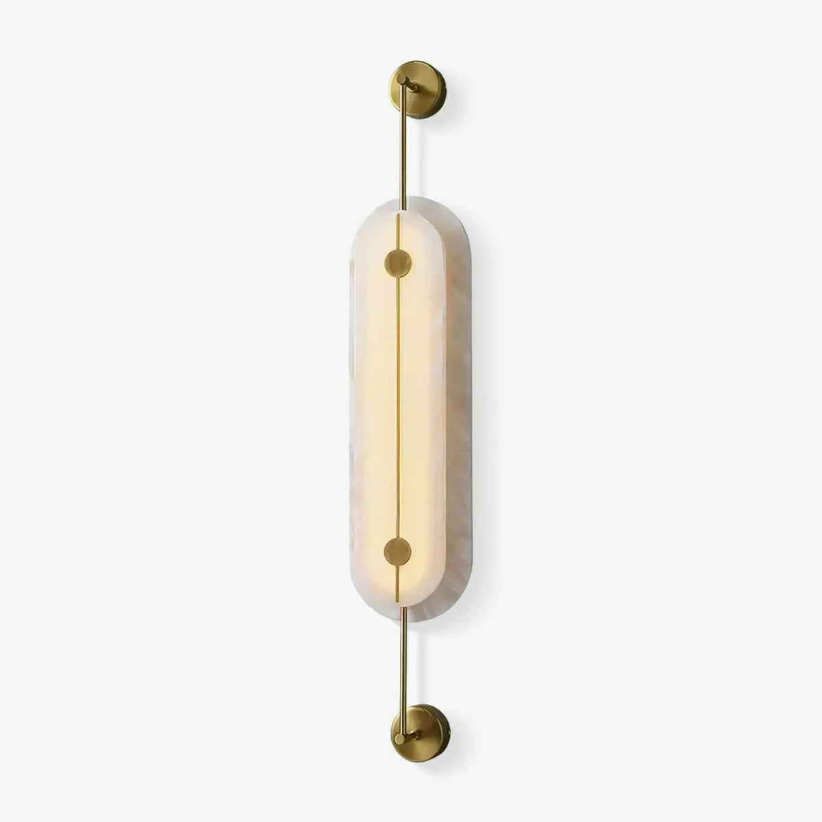 Alabaster Solvane Slim Oval Wall Sconce