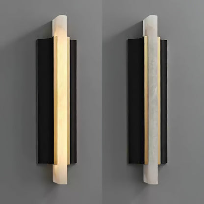 Alabaster Timide Slim Wall Sconce