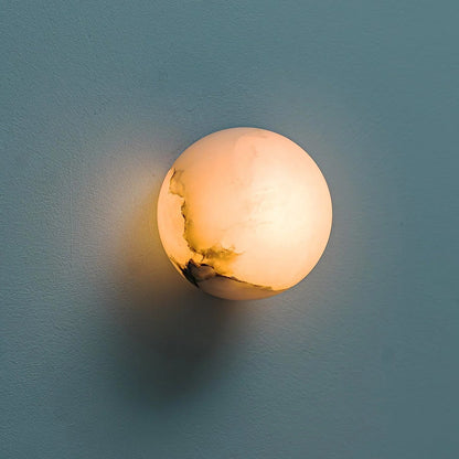 Alabaster Totem Wall Sconce