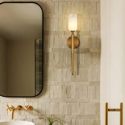 Alabaster Axis 1 Light Wall Sconce 21.6H