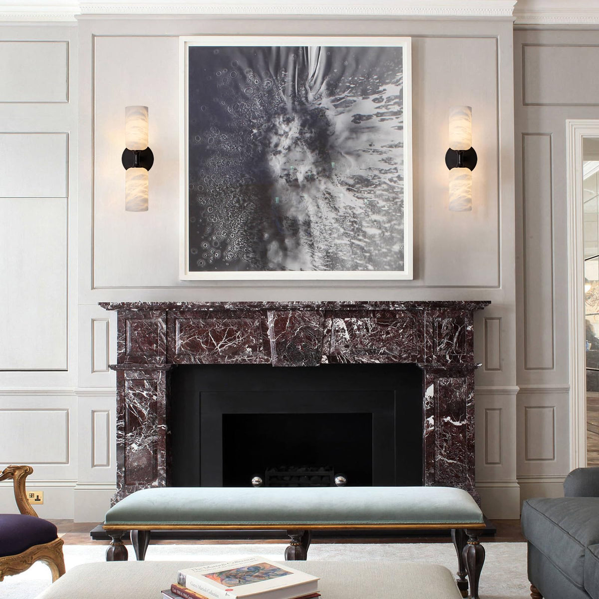 Alabaster Axis Wall Sconce