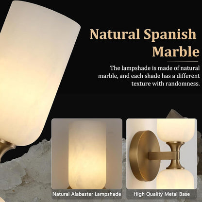 Alabaster Axis Wall Sconce