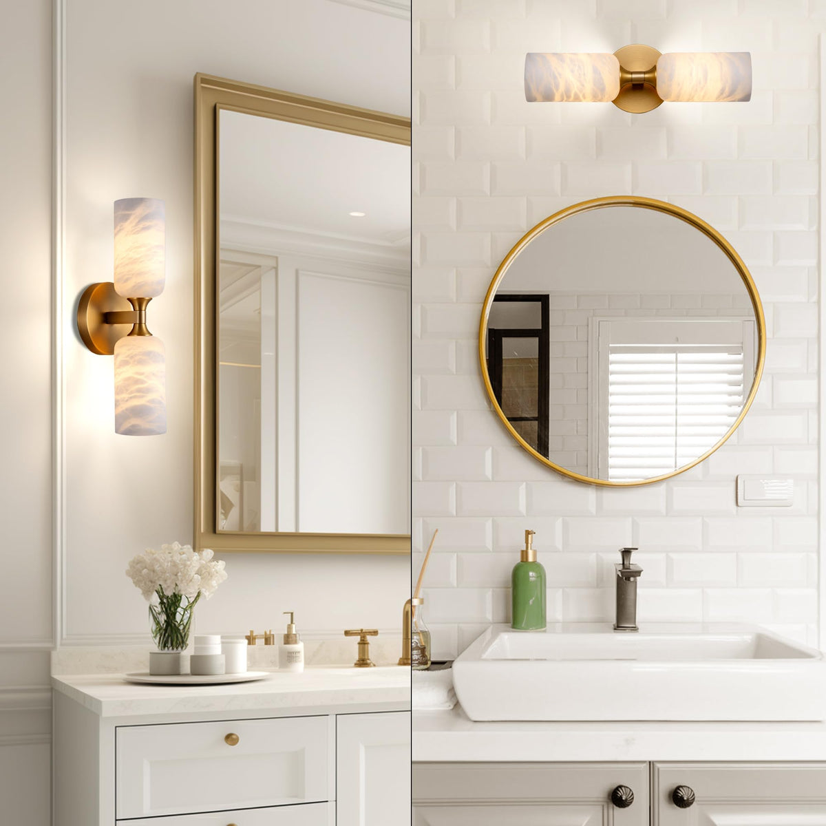 Alabaster Axis Wall Sconce