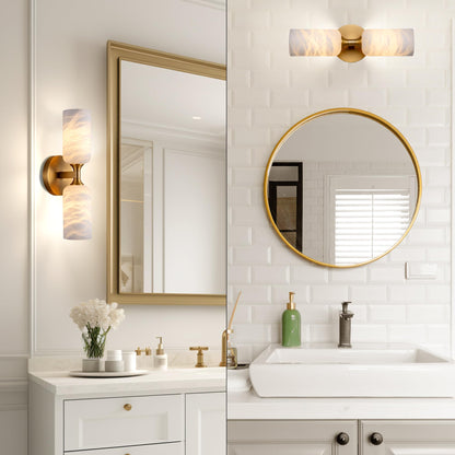 Alabaster Axis Wall Sconce