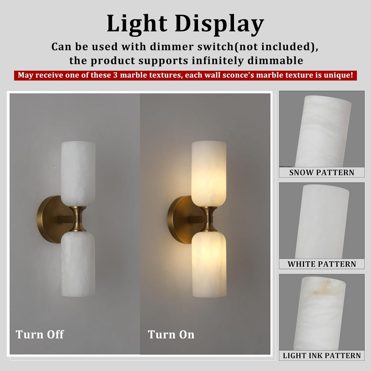 Alabaster Axis Wall Sconce