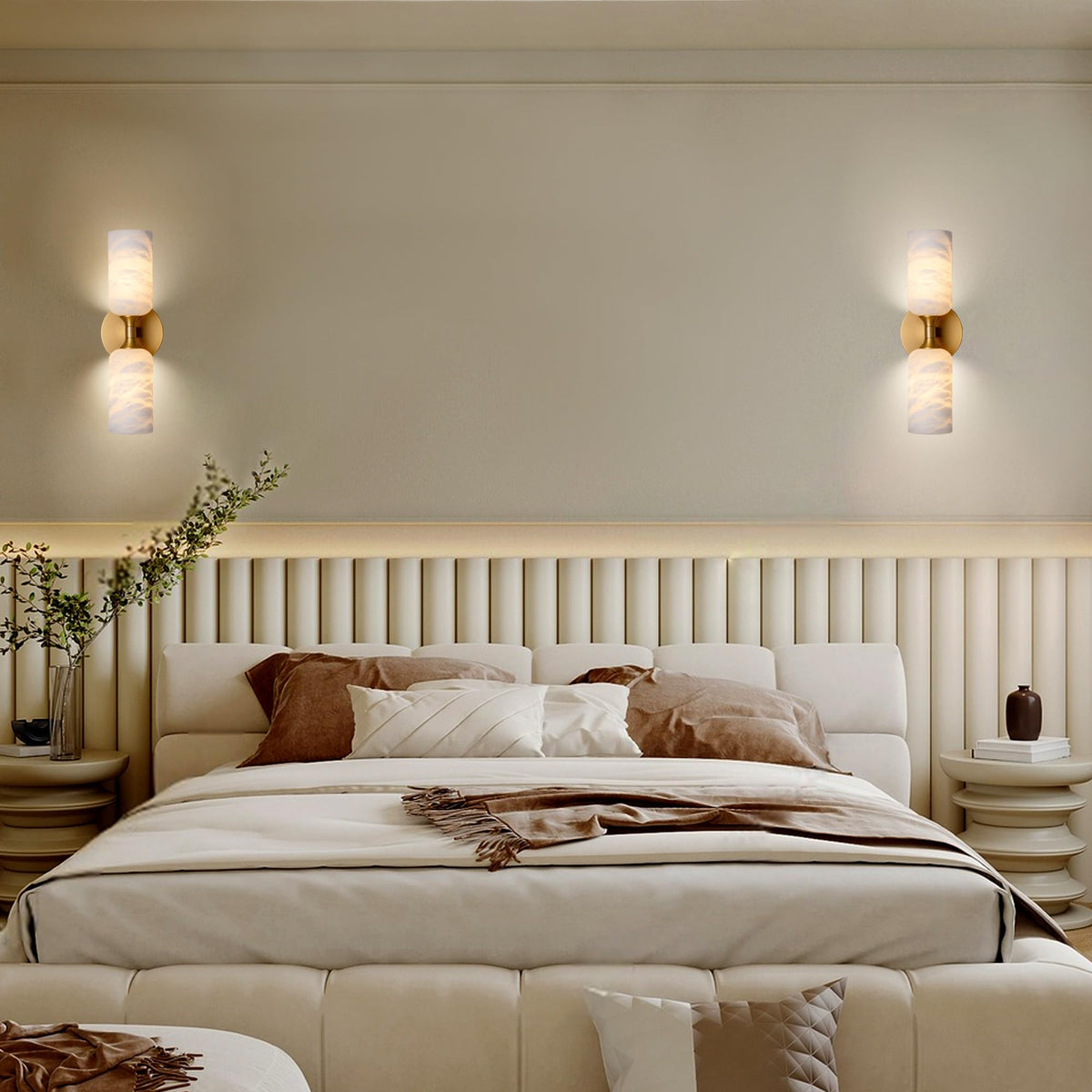 Alabaster Axis Wall Sconce