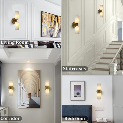 Alabaster Axis Wall Sconce