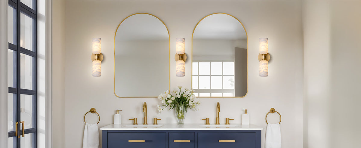 Alabaster Axis Wall Sconce