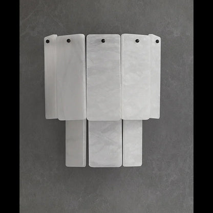 Alabaster Double Layered Wall Lamp