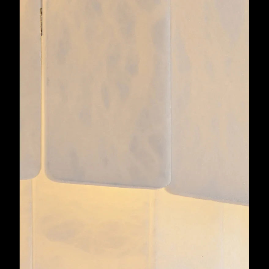Alabaster Double Layered Wall Lamp