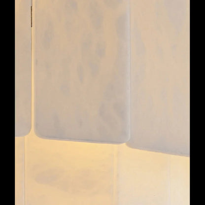 Alabaster Double Layered Wall Lamp
