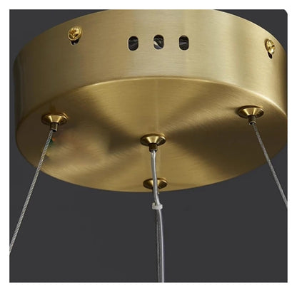 Alabaster Double Round Chandelier
