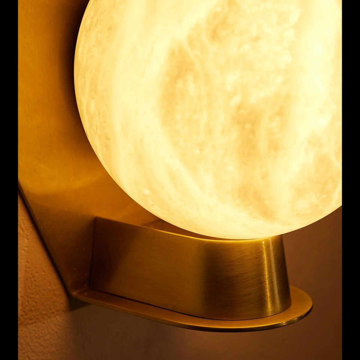 Alabaster Globe Wall Sconce