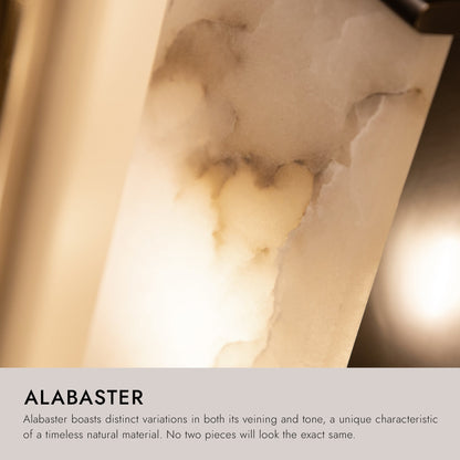 Alabaster Odin Large Wall Sconce