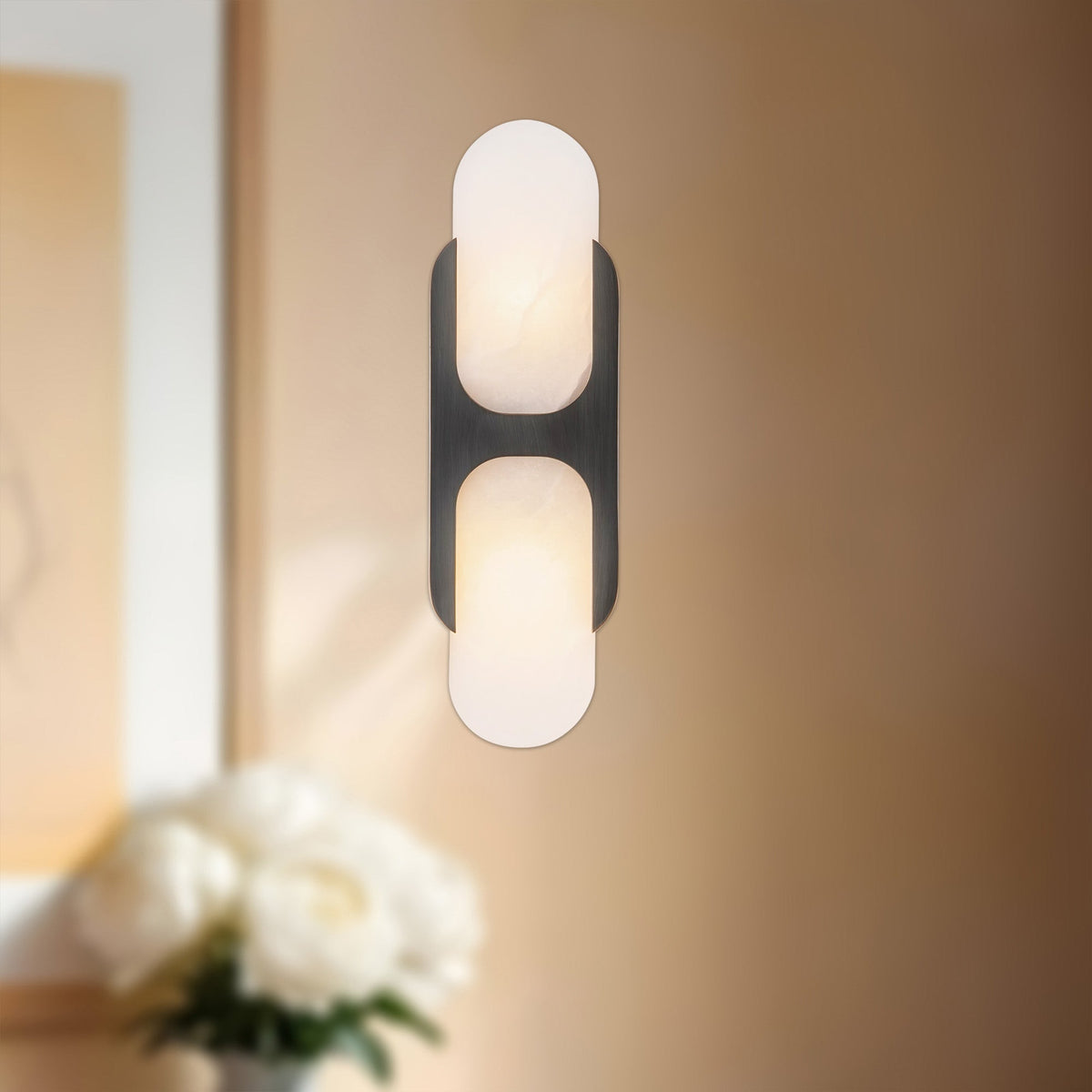 Alabaster Odin Large Wall Sconce