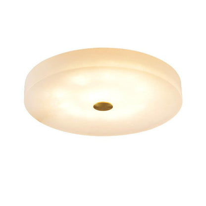 Alabaster Recessed Circular LED Chandelier