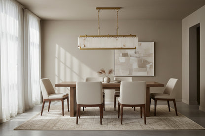 Alabaster Rectangle Chandelier