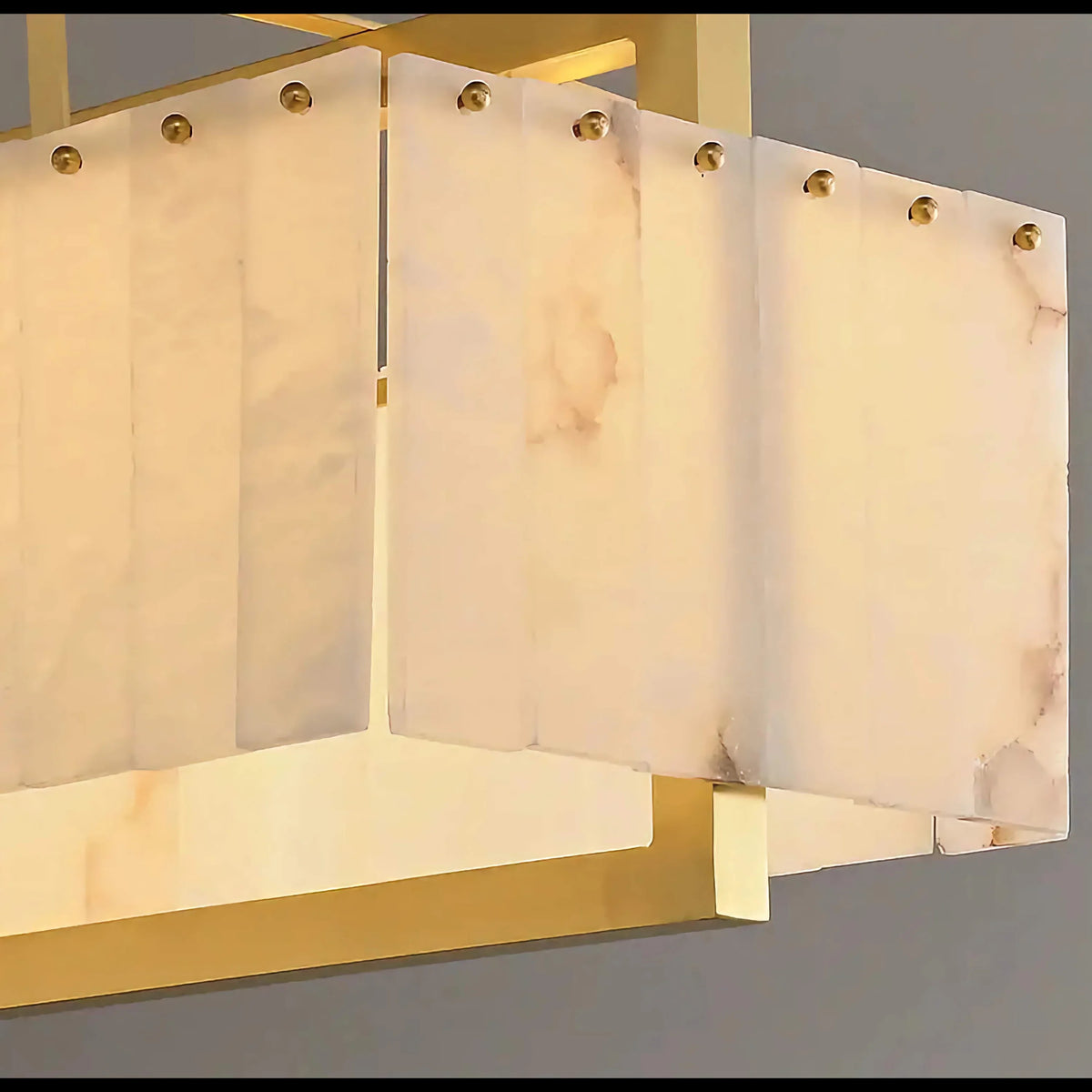 Alabaster Rectangle Chandelier