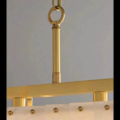 Alabaster Rectangle Chandelier