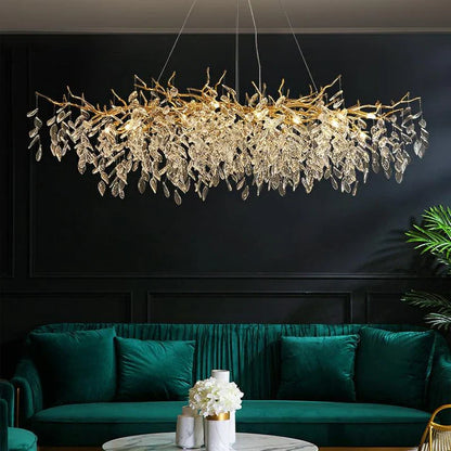 Albero Modern French-Style Branch Crystal Chandelier