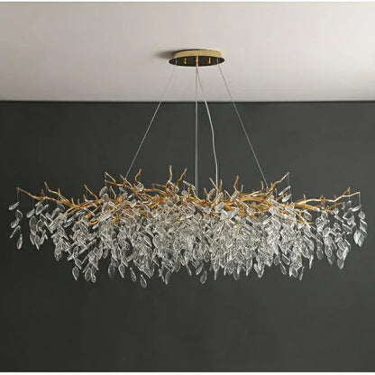 Albero Modern French-Style Branch Crystal Chandelier