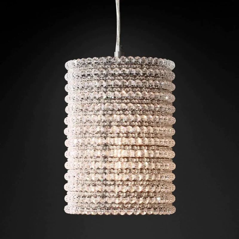 Alison Crystal Island Pendant 12"H