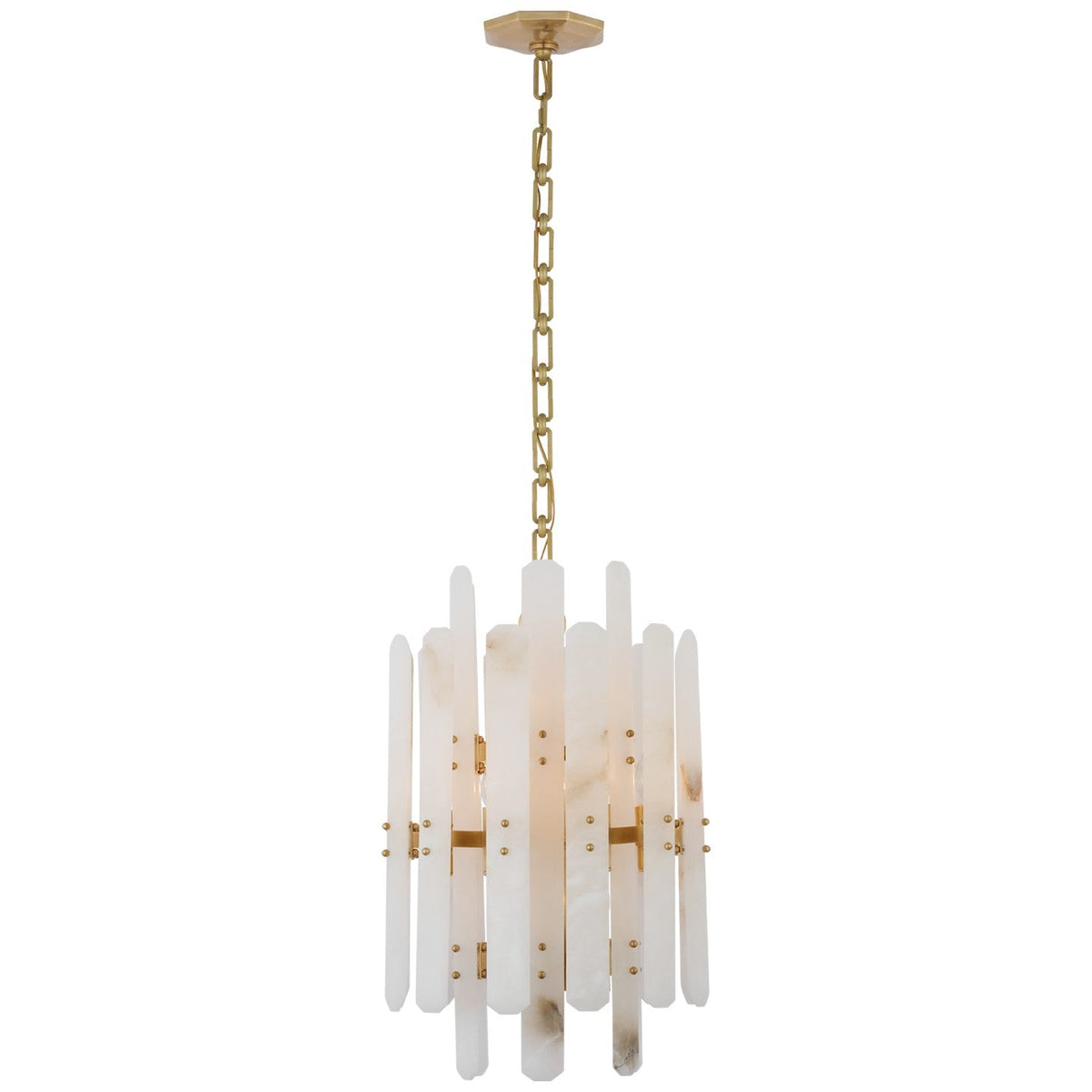 Allenny Bonnington Tall Chandelier With Alabaster