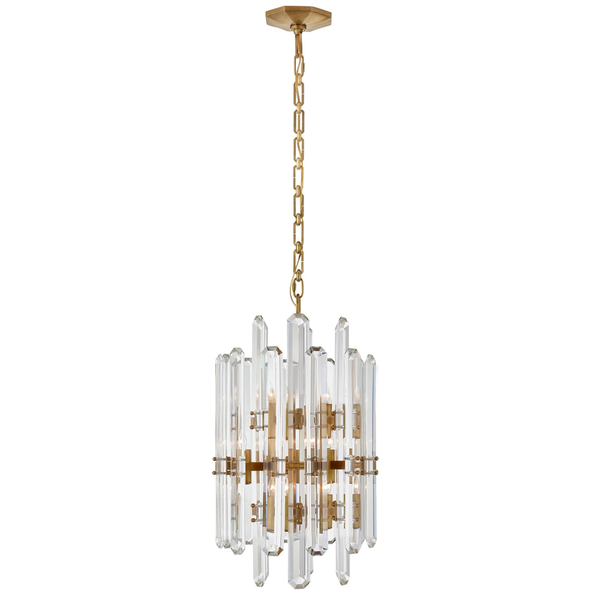 Allenny Bonnington Tall Chandelier With Alabaster