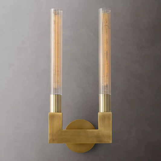 Amorra Glass Double Bedroom Wall Sconce