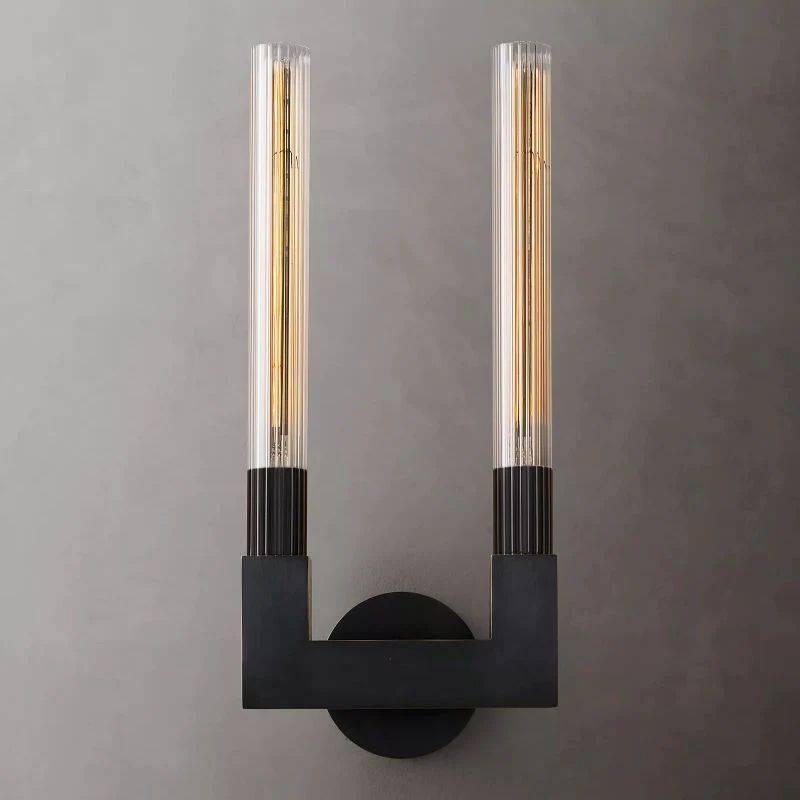 Amorra Glass Double Bedroom Wall Sconce