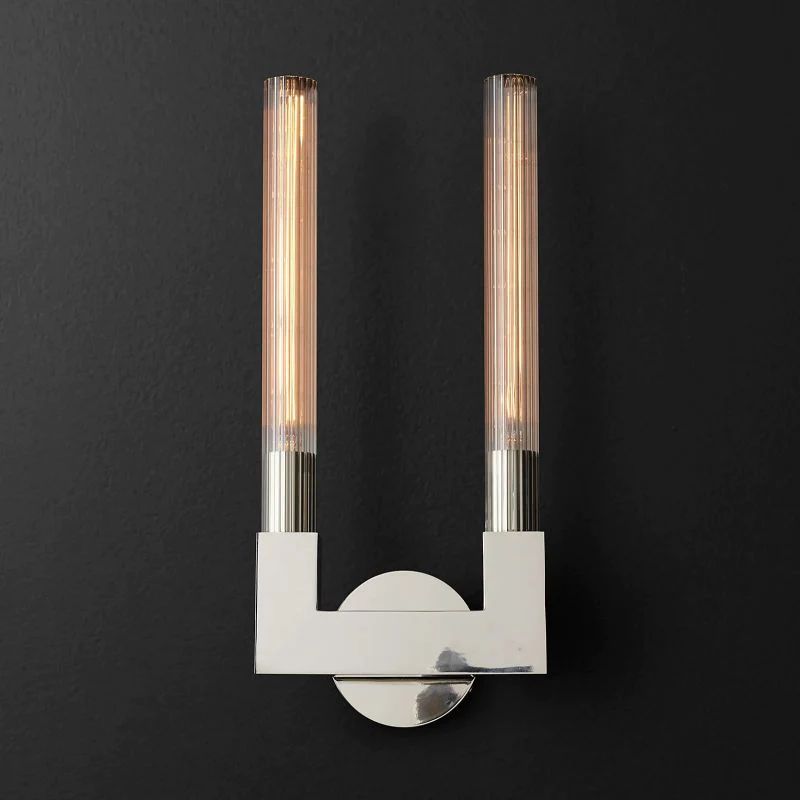 Amorra Glass Double Bedroom Wall Sconce