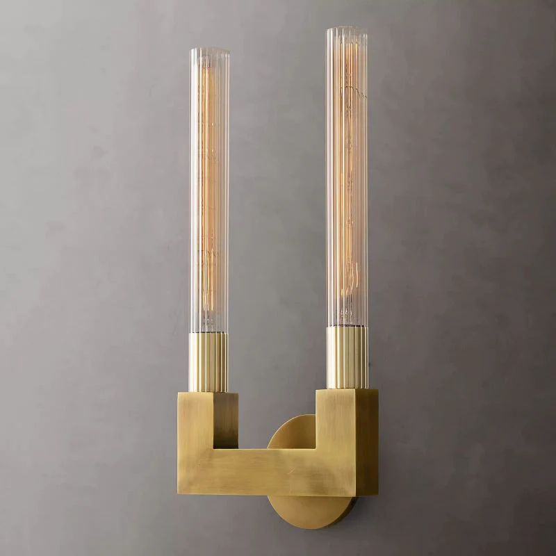 Amorra Glass Double Bedroom Wall Sconce