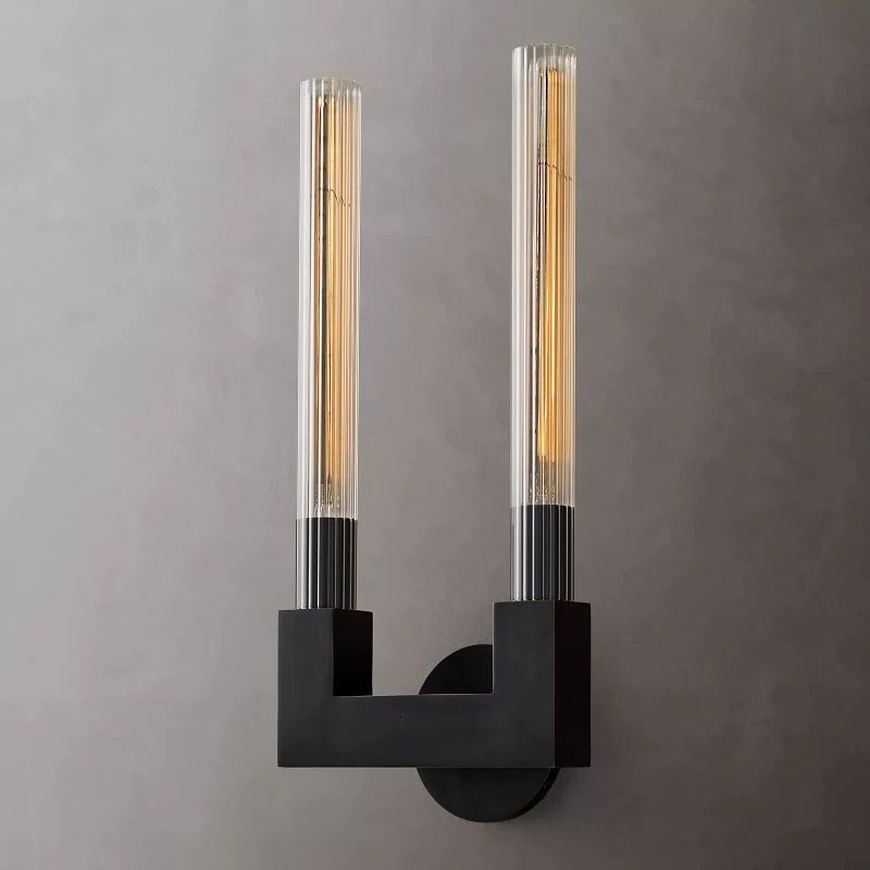 Amorra Glass Double Bedroom Wall Sconce