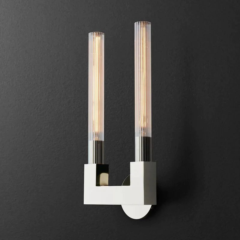 Amorra Glass Double Bedroom Wall Sconce