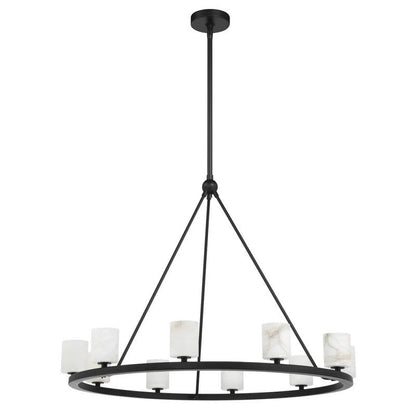 Aragon 10 Light Chandelier Alabaster