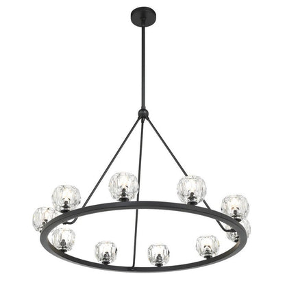 Aragon 10 Light Chandelier Galss
