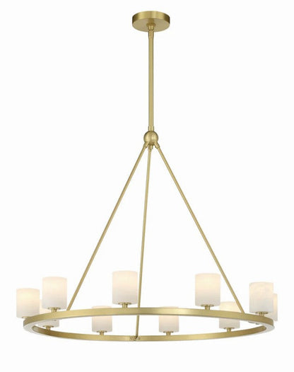 Aragon 12 Light Chandelier Alabaster