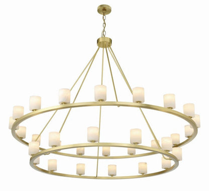Aragon 30 Light Chandelier Alabaster