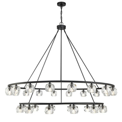 Aragon 30 Light Chandelier Glass
