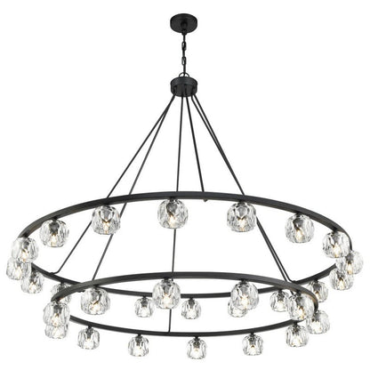Aragon 30 Light Chandelier Glass