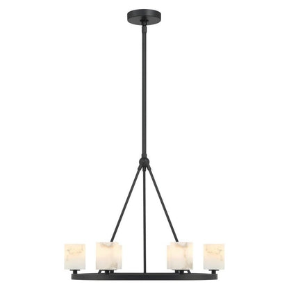 Aragon 6 Light Chandelier Alabaster