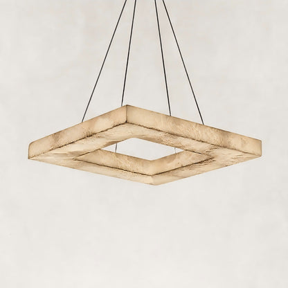 Arqara Square Alabaster Chandelier
