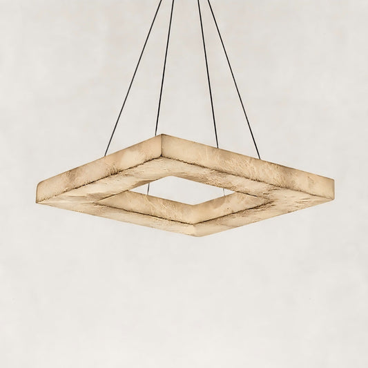 Arqara Square Alabaster Chandelier