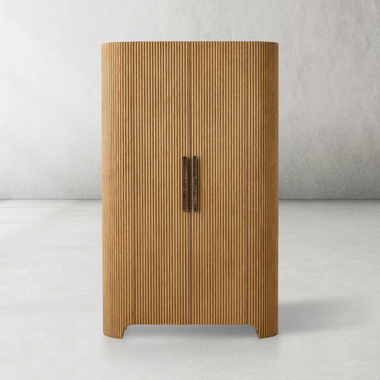 Aston Fluted Rounded Storage Cabinet