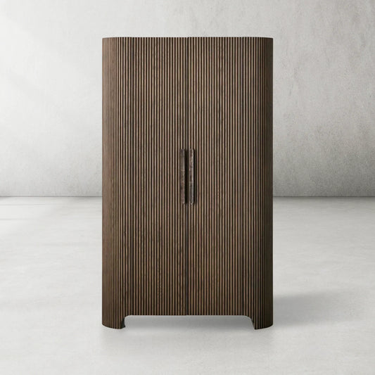 Aston Fluted Rounded Storage Cabinet