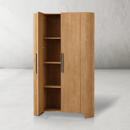 Aston Fluted Rounded Storage Cabinet